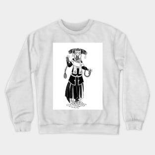 Fox priestess of the Solar Cult Crewneck Sweatshirt